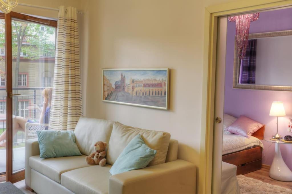 Ekskluzywny Apartament W Centrum Z Balkonem I Parkingiem Krakow Dış mekan fotoğraf